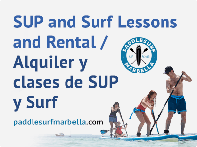 Learn Paddlesurf in Marbella. Rent your surfboard or paddleboard in Marbella